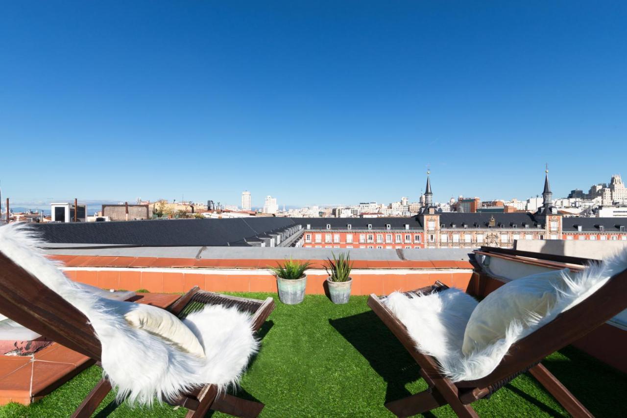 Historic Penthouse Plaza Mayor In Madrid Exteriér fotografie